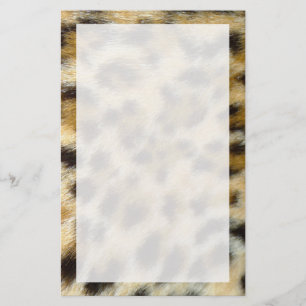 Papeterie Texture de fourrure Empreinte de léopard Concepti