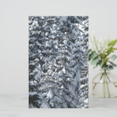 Papeterie Texture de l'arbre à neige (Debout devant)