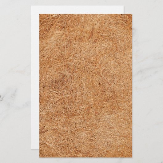 Papeterie Texture de noix de coco (Devant / Derrière)