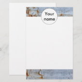 Papeterie Texture de peinture d'épluchage (Devant / Derrière)