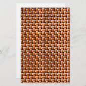 Papeterie Texture de rotin (Devant / Derrière)