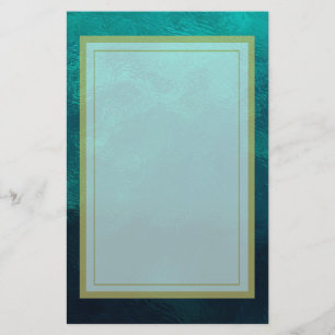 Papeterie Texture verte en verre dépoli