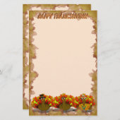 Papeterie Thanksgiving Turkey Trio (Devant / Derrière)