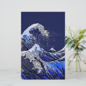 Papeterie The Great Hokusai Wave Carbon Fiber (Debout devant)