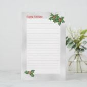 Papeterie Thème de vacances, Livre d'Écriture Verte Holly (Debout devant)