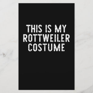 Papeterie This Is My Rottweiler Dog Costume Halloween Lazy