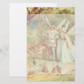 Papeterie Thumbelina et Prince Mariage, contes Vintages de f (Devant / Derrière)