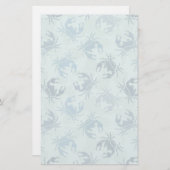 Papeterie Tie Dye Motif De Crabes (Devant / Derrière)