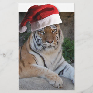 Papeterie Tigre du Bengale du Père Noël