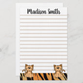 Papeterie Tigres (Devant / Derrière)