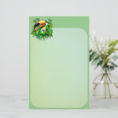 Papeterie Toco Toucan avec drapeau brésilien (Debout devant)