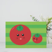 Papeterie Tomate mûre (Debout devant)