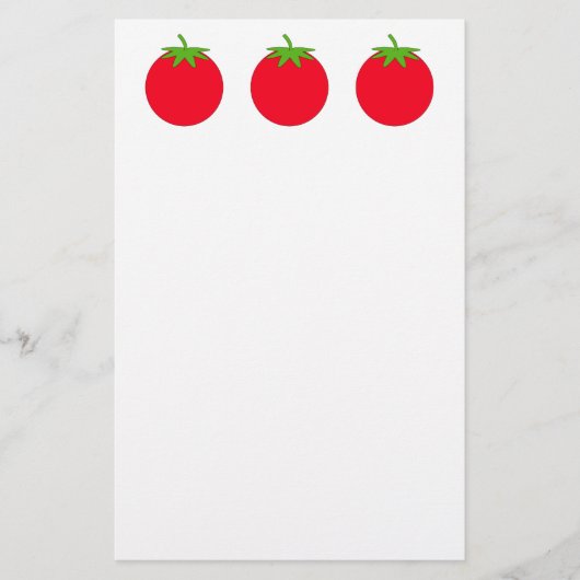 Papeterie Tomate rouge (Devant)