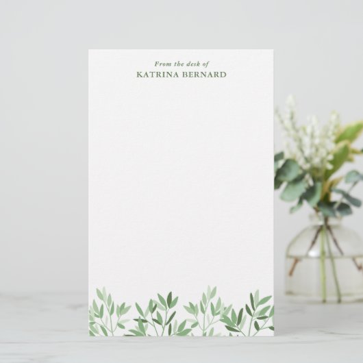Papeterie Tons doux de verdure du bureau de (Debout devant)