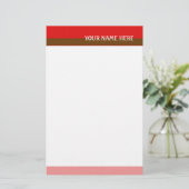 Papeterie Tons rouges (Debout devant)