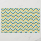 Papeterie Topaz Parties scintillant Chevron Motif (Devant)