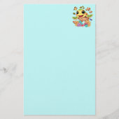 Papeterie Tortue de mer Bébé heureux et mignonne personnage (Devant)