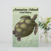 Papeterie Tortue de mer de l'île de l'Ascension (Debout devant)