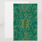 Papeterie Tortuga des Caraïbes (Devant / Derrière)