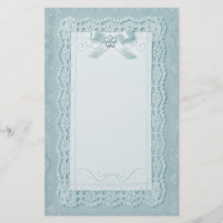 Papeterie Touche de dentelle - Bleu
