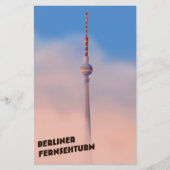 Papeterie Tour de télévision de Berlin, Fernsehturm de Berli (Devant)