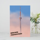 Papeterie Tour de télévision de Berlin, Fernsehturm de Berli (Debout devant)