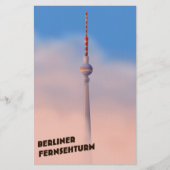 Papeterie Tour de télévision de Berlin, Fernsehturm de Berli (Devant)
