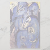 Papeterie Tour des chevaux bleus par Marc Franz (Devant)