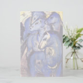 Papeterie Tour des chevaux bleus par Marc Franz (Debout devant)