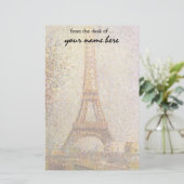 Papeterie Tour Eiffel par Georges Seurat, beaux-arts (Debout devant)