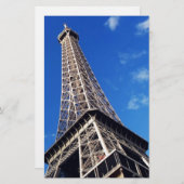 Papeterie Tour Eiffel Paris Europe Voyage (Devant / Derrière)