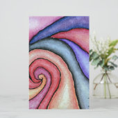 Papeterie Tourbillon d'aquarelle (Debout devant)