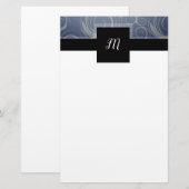 Papeterie Tourbillons de monogramme (Devant / Derrière)