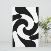 Papeterie Tourbillons noirs et blancs (Debout devant)