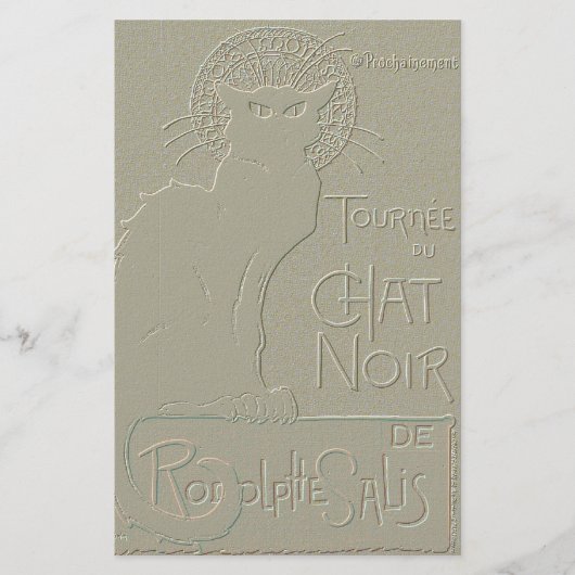 Papeterie Tournée du Conversation Noir, Théophile Steinlen (Devant)