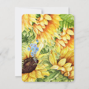 Papeterie tournesol / Invitations