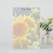 Papeterie Tournesols stationnaires (Debout devant)