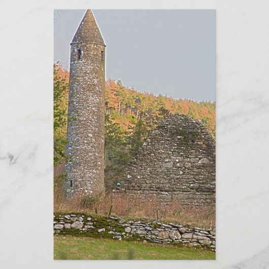 Papeterie Tours rondes irlandaises âgées de plus de 1000 ans (Devant)