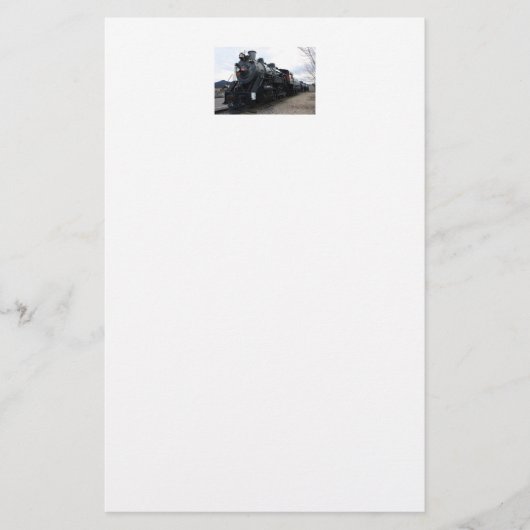 Papeterie Train à vapeur vintage (Devant)