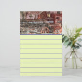 Papeterie Train antique (Debout devant)