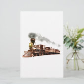 Papeterie Train de cuivre (Debout devant)