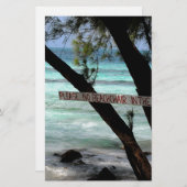 Papeterie Transats Rum Point Grand Cayman (Devant / Derrière)