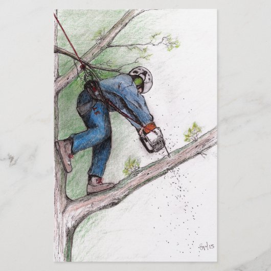 Papeterie Tree Surgeon Arborist (Devant)