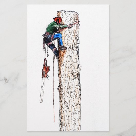 Papeterie Tree Surgeon Arborist (Devant)