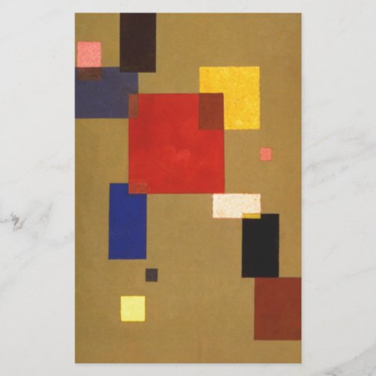 Papeterie Treize rectangles abstraits de Kandinsky (Devant)