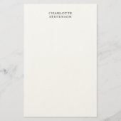 Papeterie Trendy Professional White Plain Simple Minimalist (Devant)
