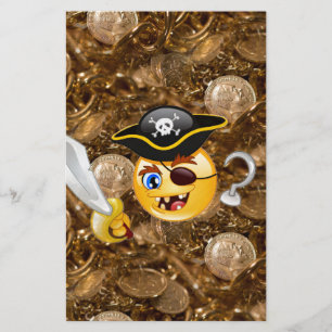 Papeterie trésor pirate emoji