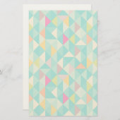 Papeterie Triangles motif (Devant / Derrière)