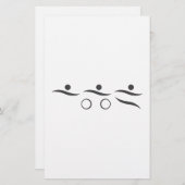 Papeterie Triathlon unique (Devant / Derrière)