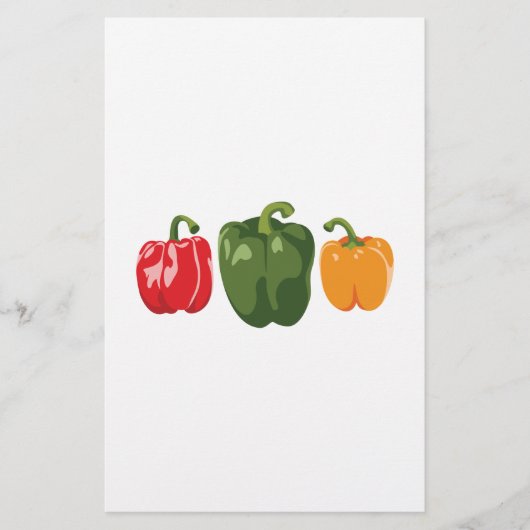 Papeterie Trio de paprika (Devant)